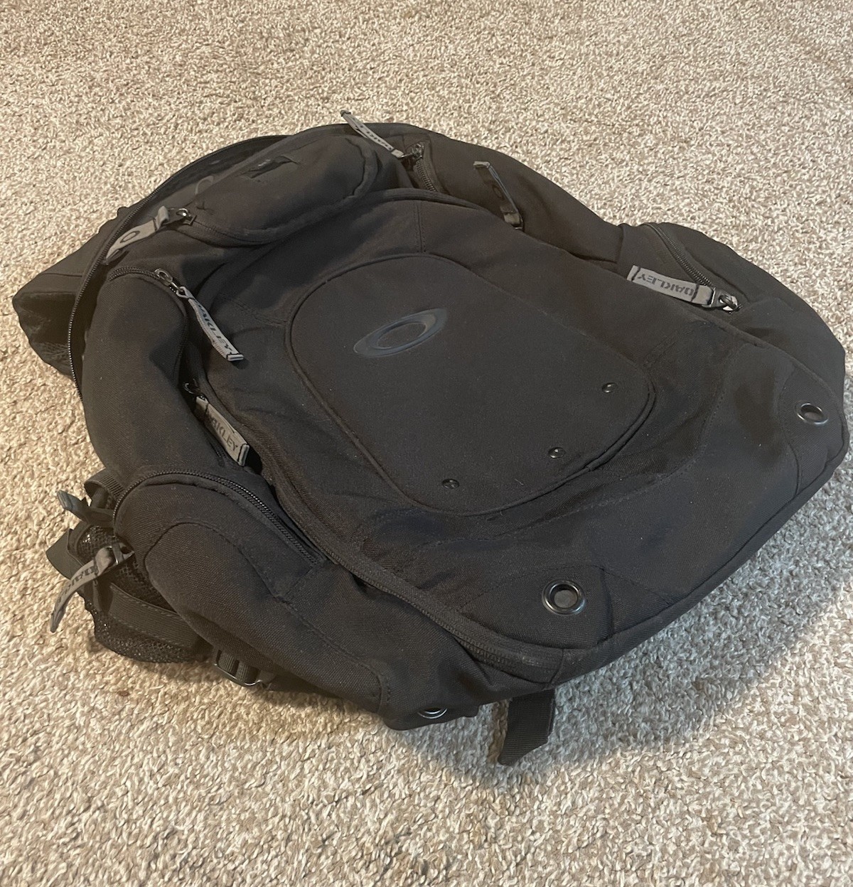 Oakley Vintage Y2K Black Software Icon Backpack