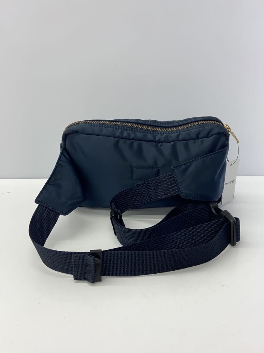 Authentic PORTER TANKER Nylon Waist Bag 14cm High Navy Unisex Seller