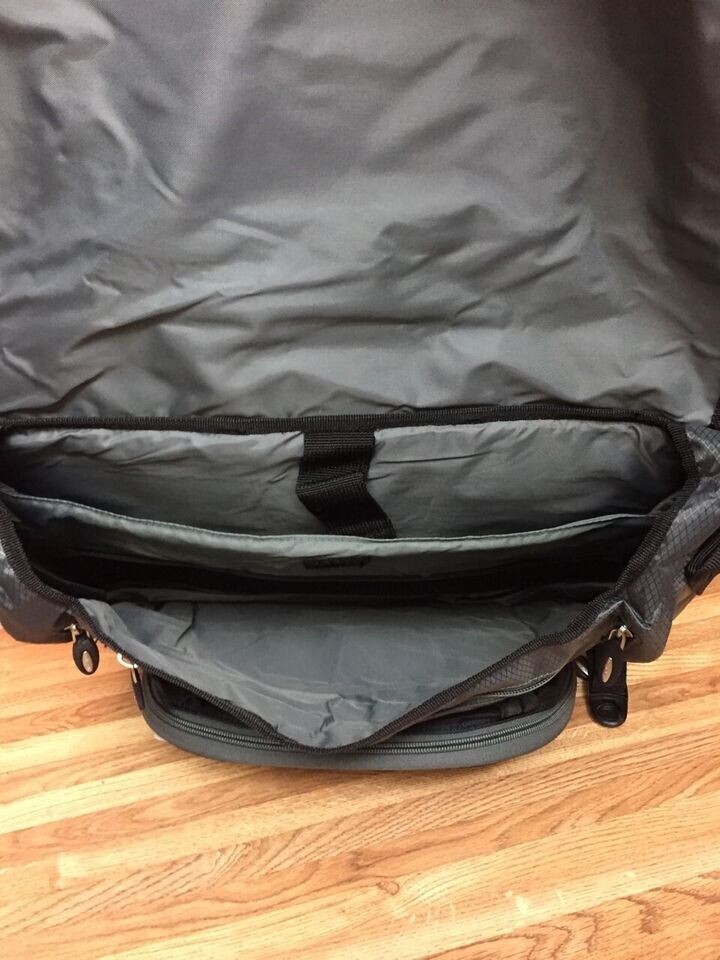 LOT of 3 G-Tech Black Music Laptop Messenger School Bag Travel canvas Business