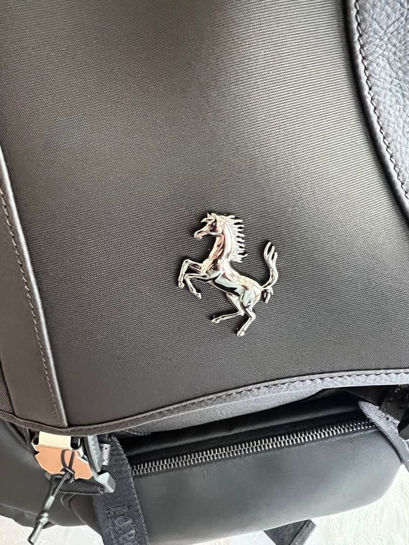 Ferrari Backpack for Prosangue owner limited Leather/Nylon BK New 48 x 38 x 20cm