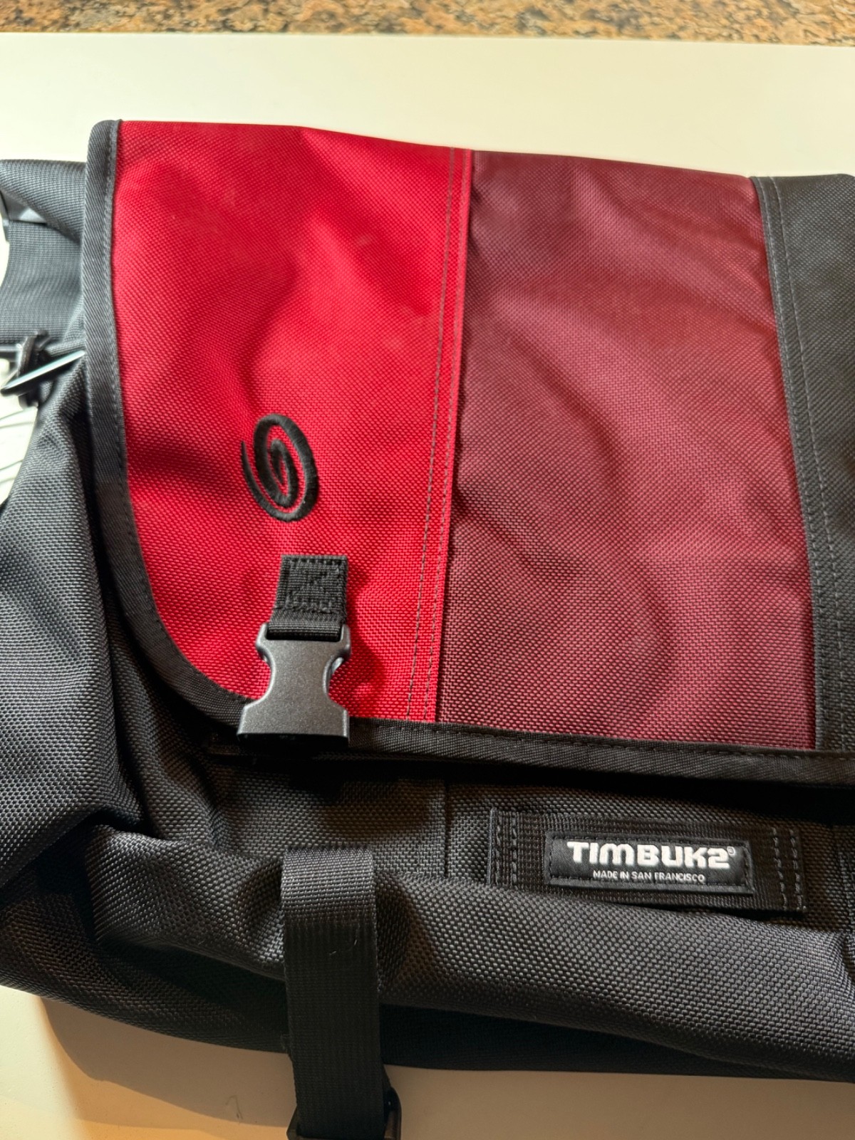 Timbuk2 Messenger Bag, Red/Maroon/Black