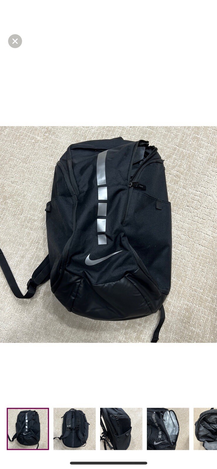 Nike Hoops Elite Pro Basketball Backpack – Black