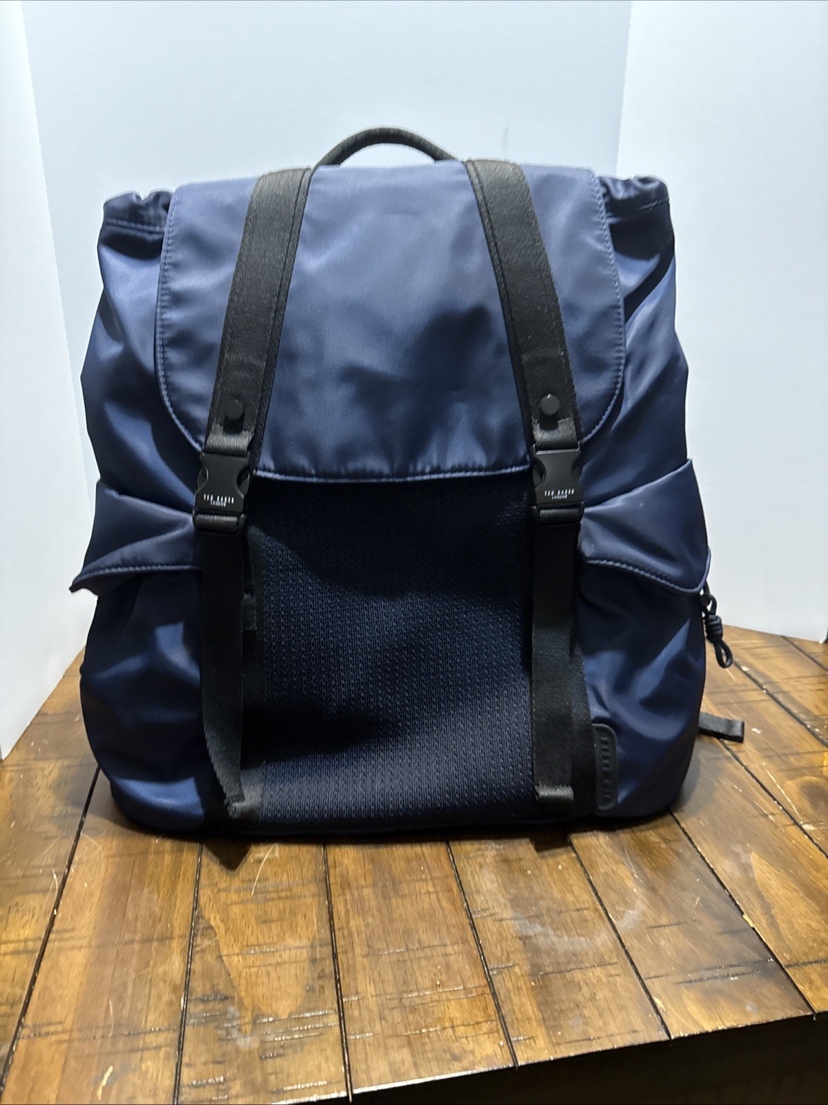 New Ted Baker Masha Nylon Backpack Bag, Navy, MSRP $250