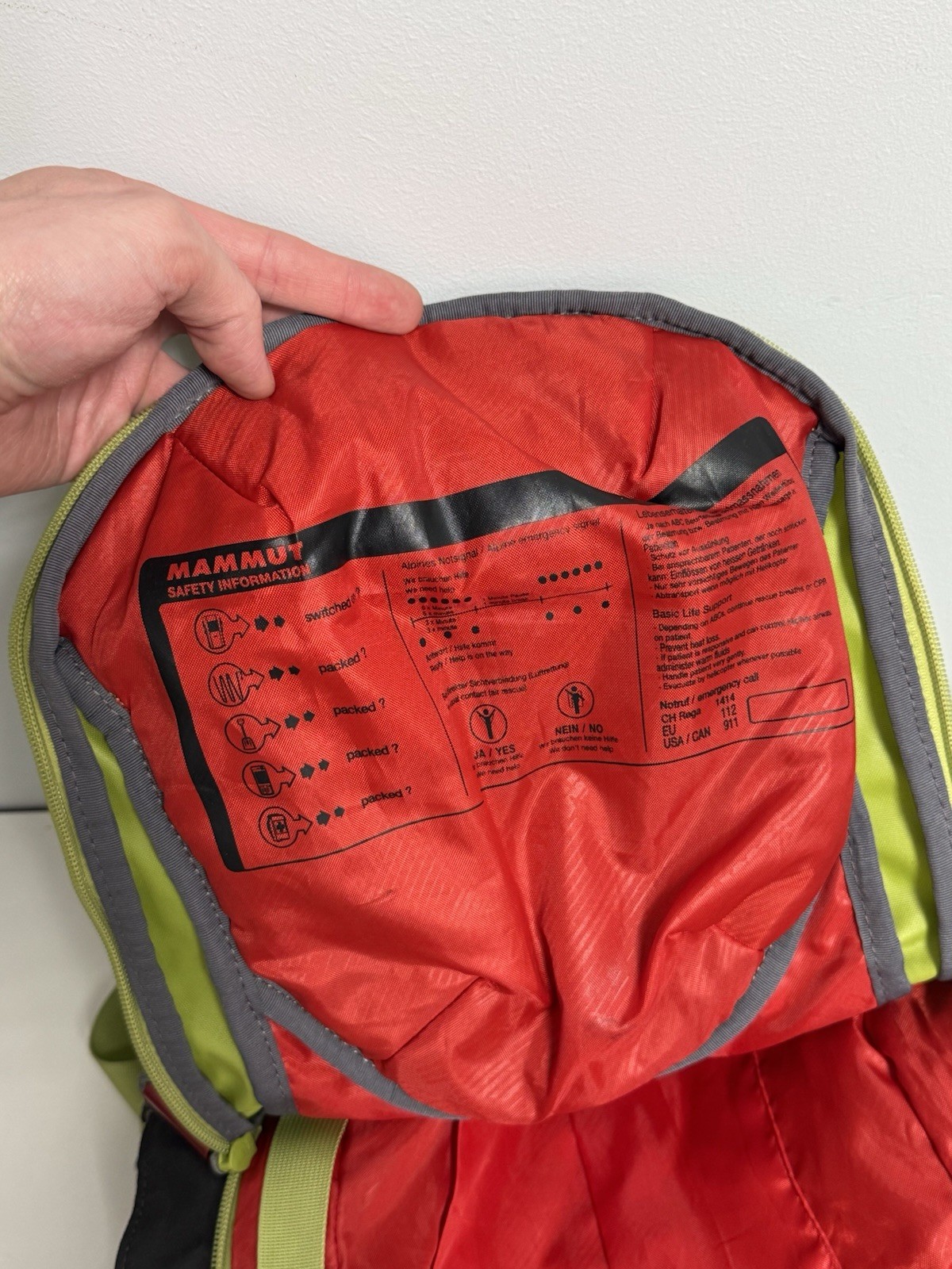 Mammut Nirvana Element 25 Backpack Hiking Outdoor Ski 25L