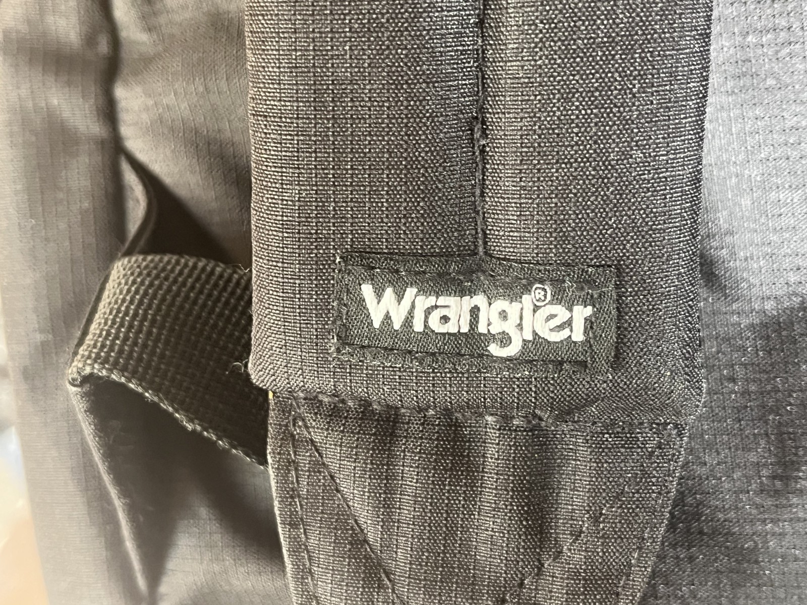 Wrangler Backpack- Black Logo, Water Resistant, Padded Laptop free shipping USA