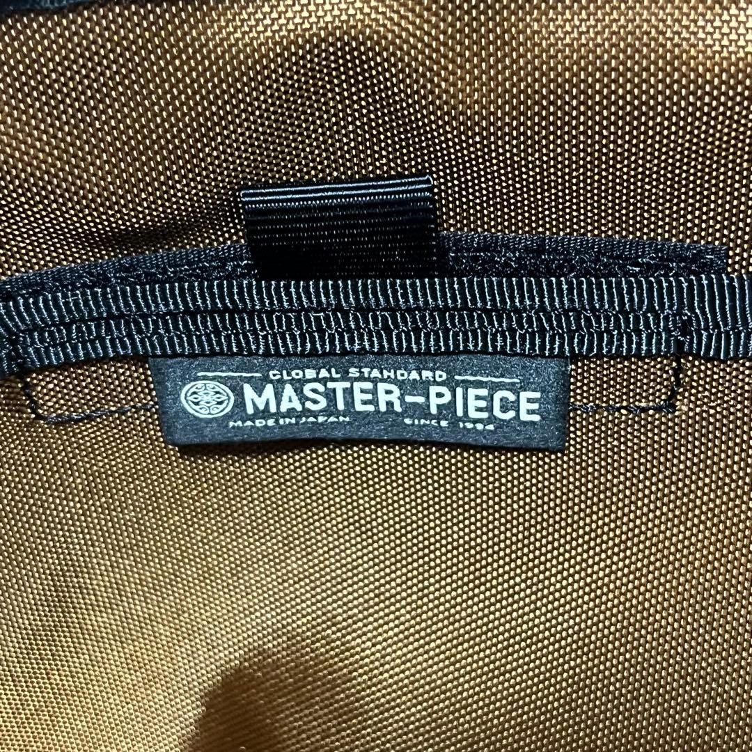 Master-Piece Unused Nylon Leather Body Bag Waist Pack Orange/Black 18cm x 30cm