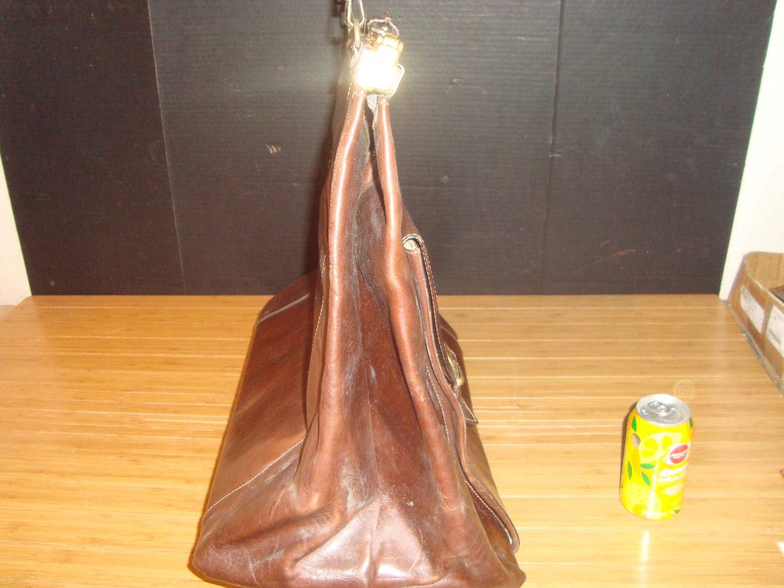 Rage Huge Vtg Robe Di Firenze Handmade Genuine Italian Leather Briefcase Bag