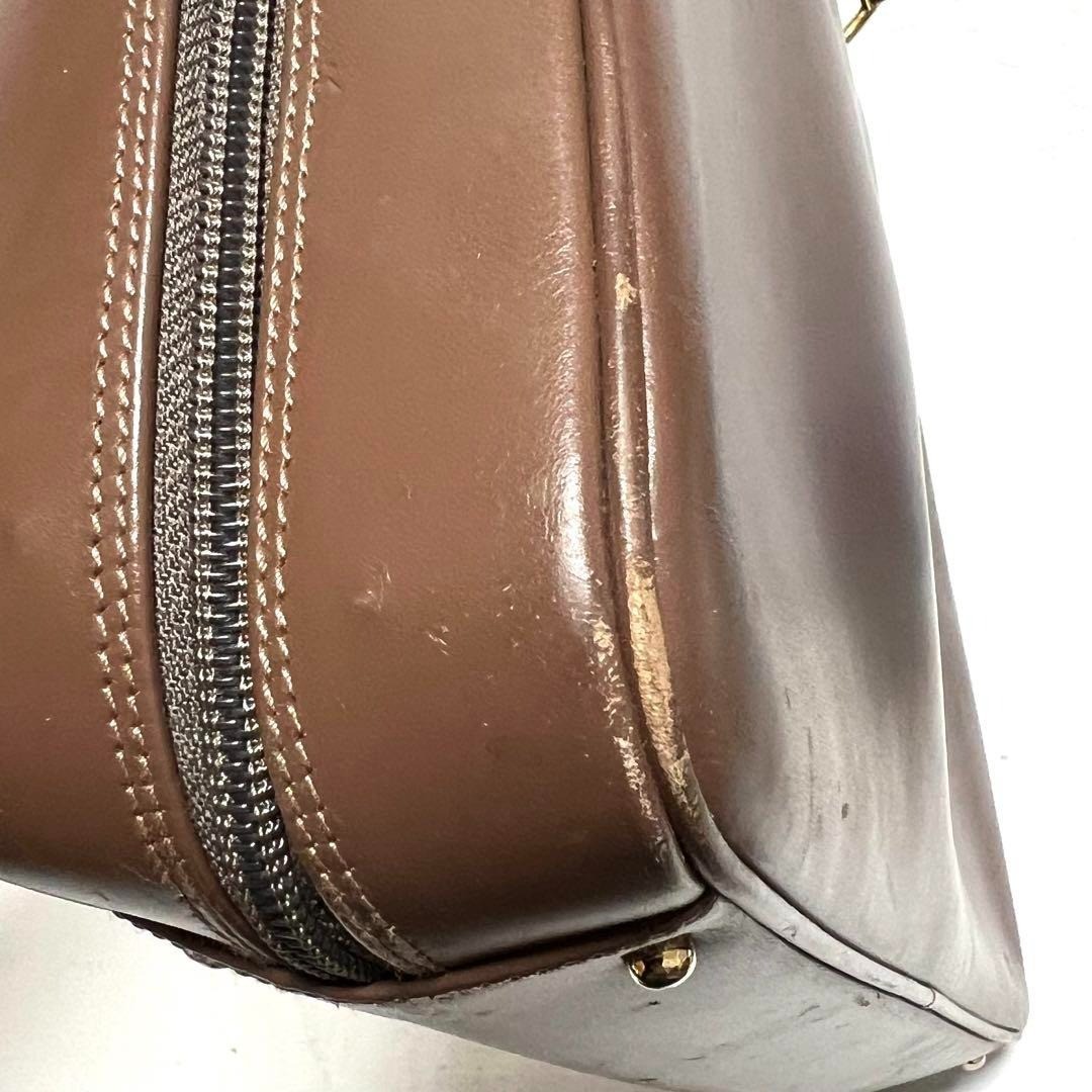 GIANFRANCO LOTTI Business Bag Briefcase Handbag Leather in Brown USED Good Cond