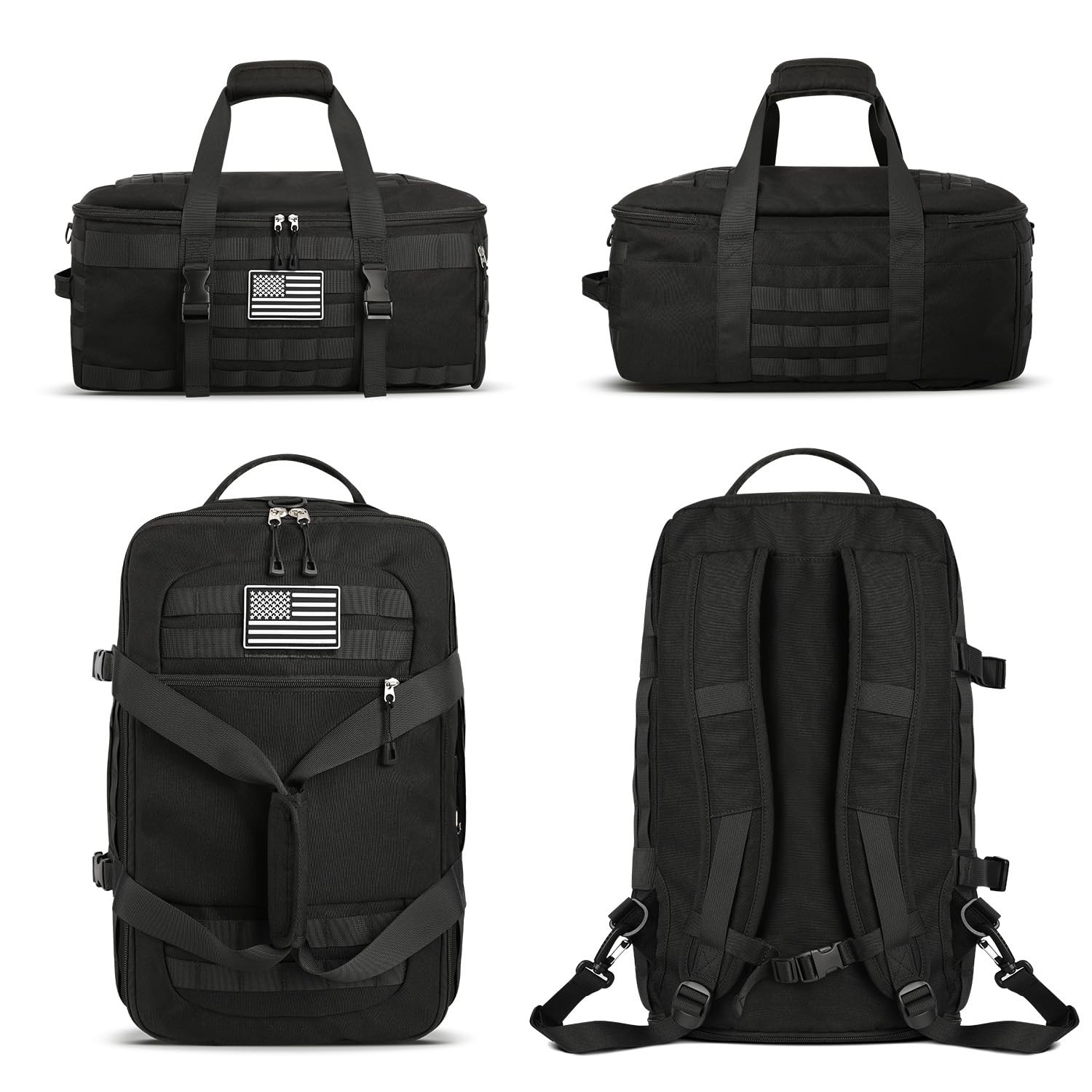 Maleta Tactica Con Compartimento Para Zapatos Y Bolsa Mojada De Lujo Pro