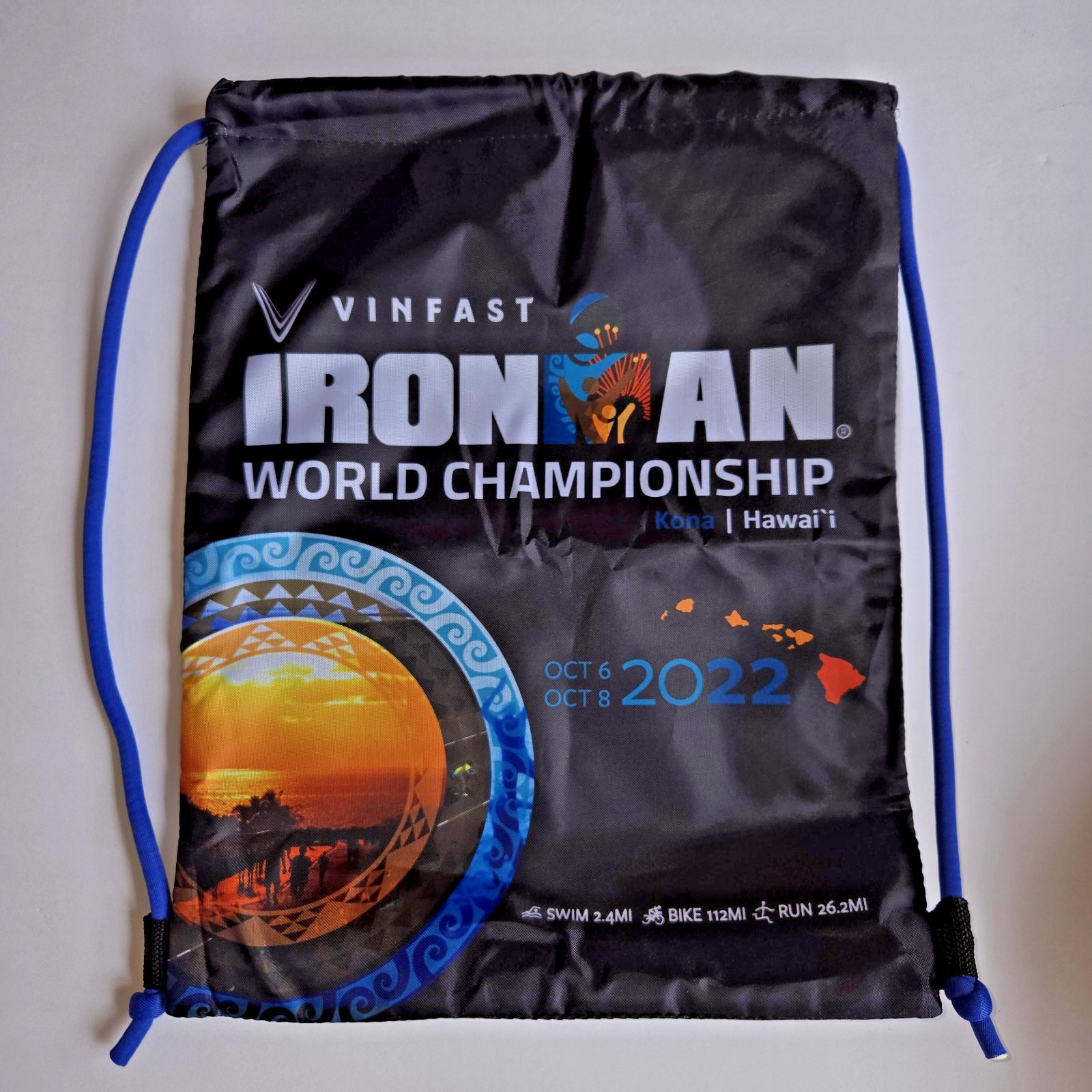 Ironman Sackpack Lot Of 9 Sports Bags-Kona, Utah, Finland, France, New Zealand