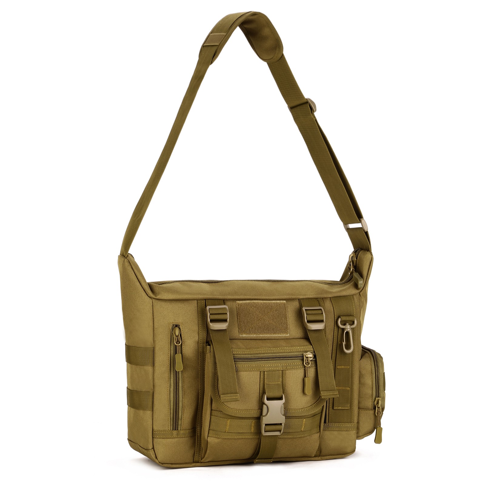 Military Tactical Messenger Shoulder Bag Molle Outdoor Travel Laptop Briefcase