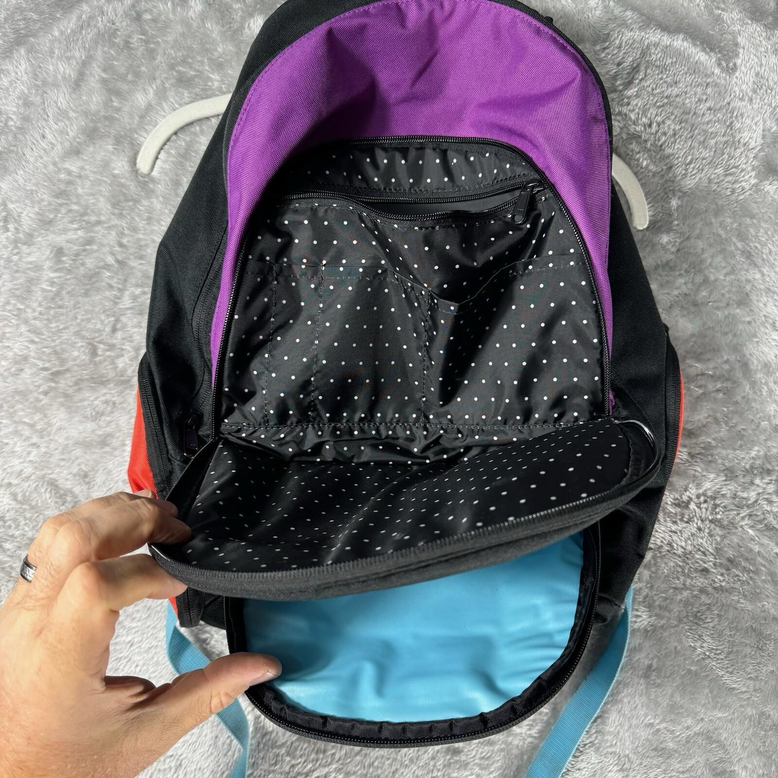 25L Multicolor Laptop Backpack School Travel Bag Outdoor Hiking Daypack Gorpcore