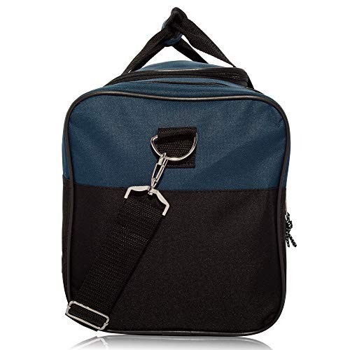 Medium Duffle Bag Duffel Bag in Black and Navy Blue Gym Bag