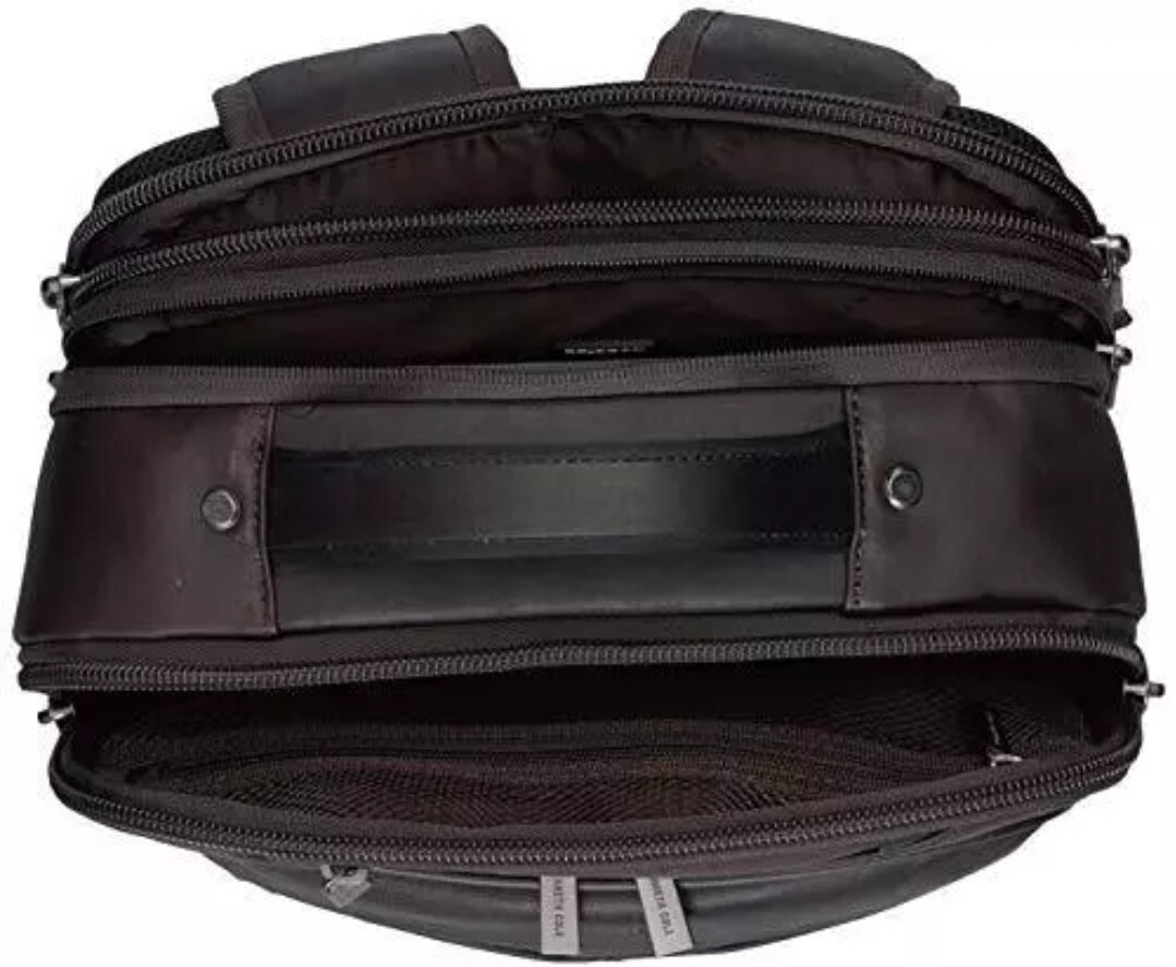Kenneth Cole Reaction Manhattan Messenger Backpack Black 16″ Laptop $200 Retail