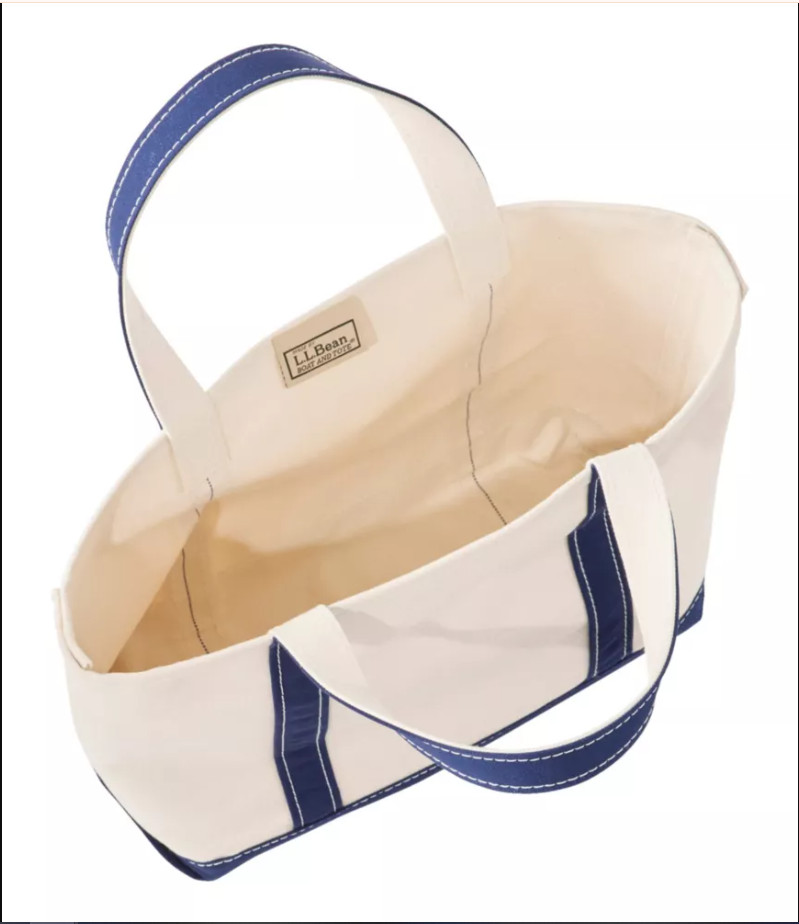 New L.L.Bean Boat and Tote, Open-Top, Seaboard Blue Color, Medium Regular Size