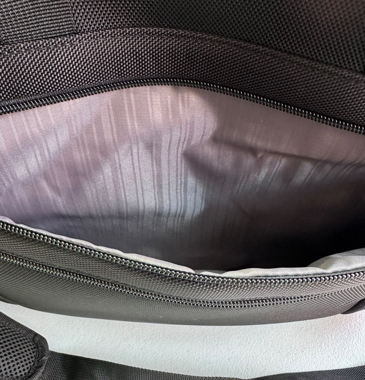 Samsonite Laptop Briefcase Black Nylon 2Way Shoulder Crossbody Work Bag Unisex