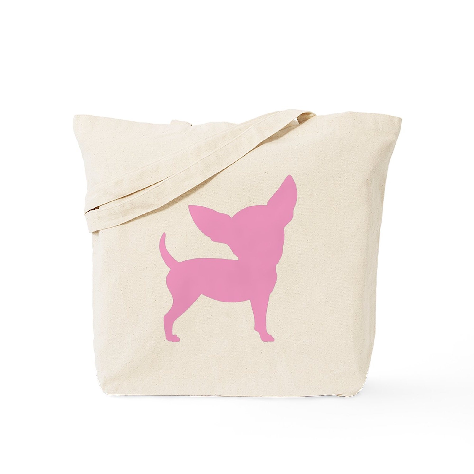 CafePress Pink Funny Cute Chihuahua Tote Bag (167774717)