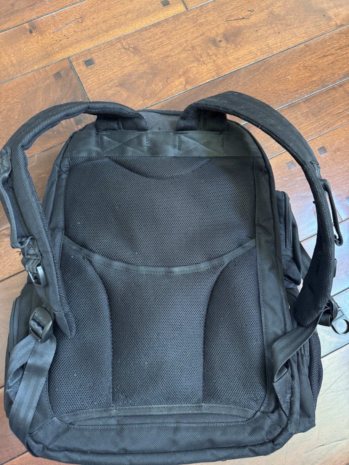 Original Penguin Backpack Travel Work Laptop Bag Organizer Black Heavy Duty