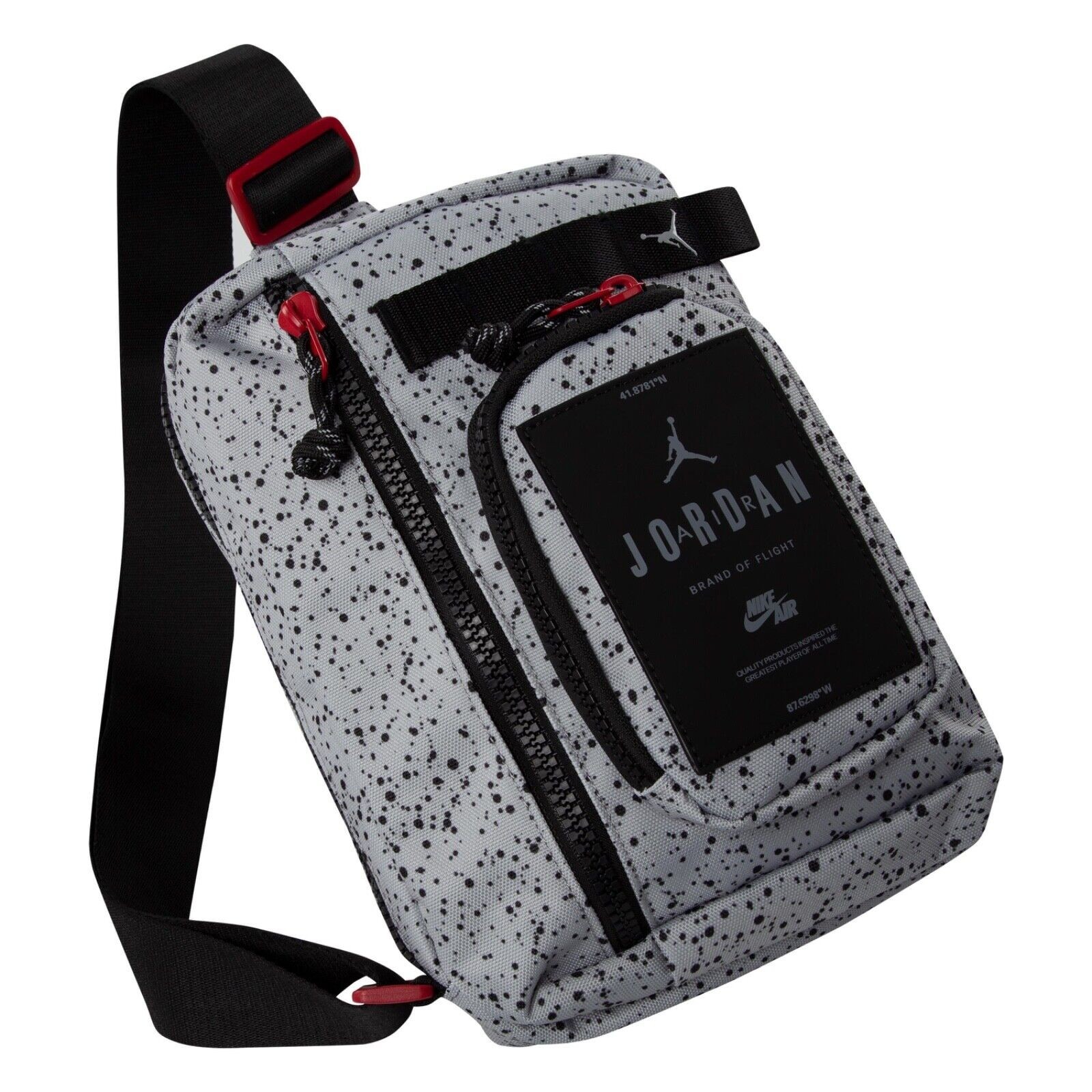 Air Jordan Hesi Crossbody Bag 3L Unisex Sling Bag Cement Grey MA0839 G0W NWT