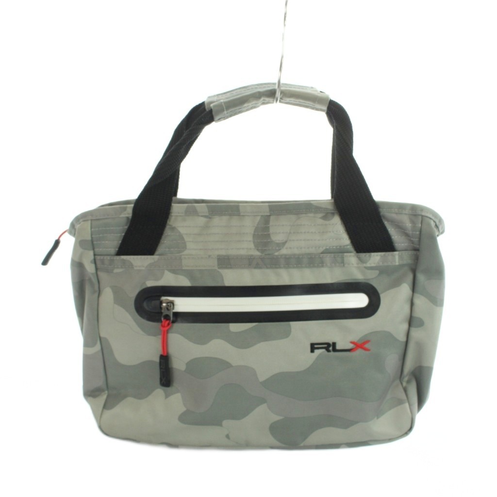 Ralph Lauren Men’s Nylon Tote Bag Camouflage Gray AB Condition 13×6.5in