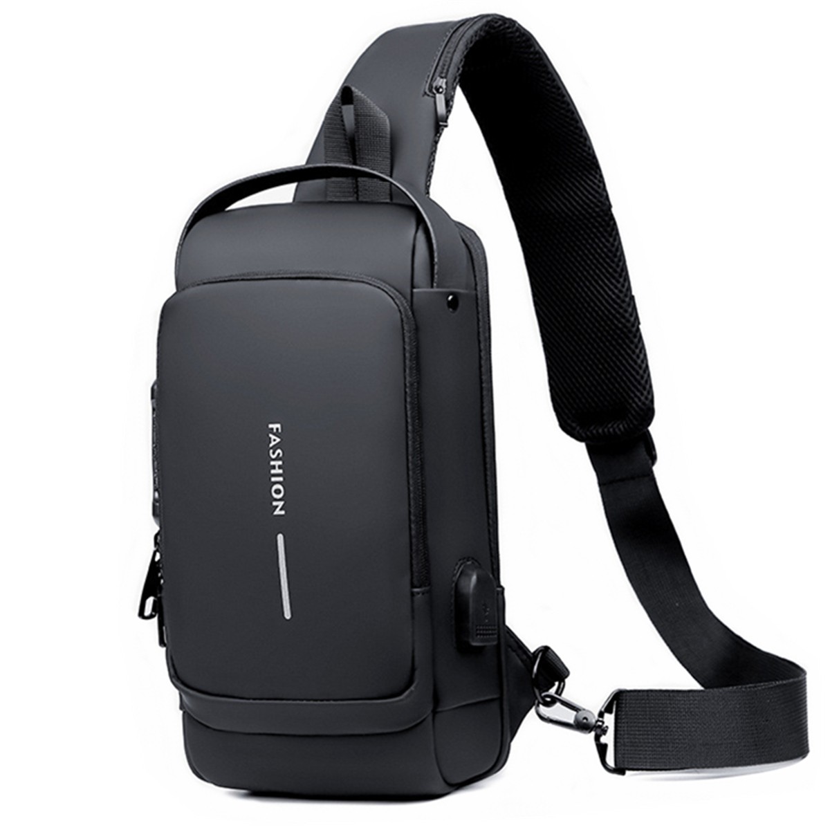Password Lock Anti-theft Waterproof Oxford Cloth Shoulder Bag Chest Bag Backpack