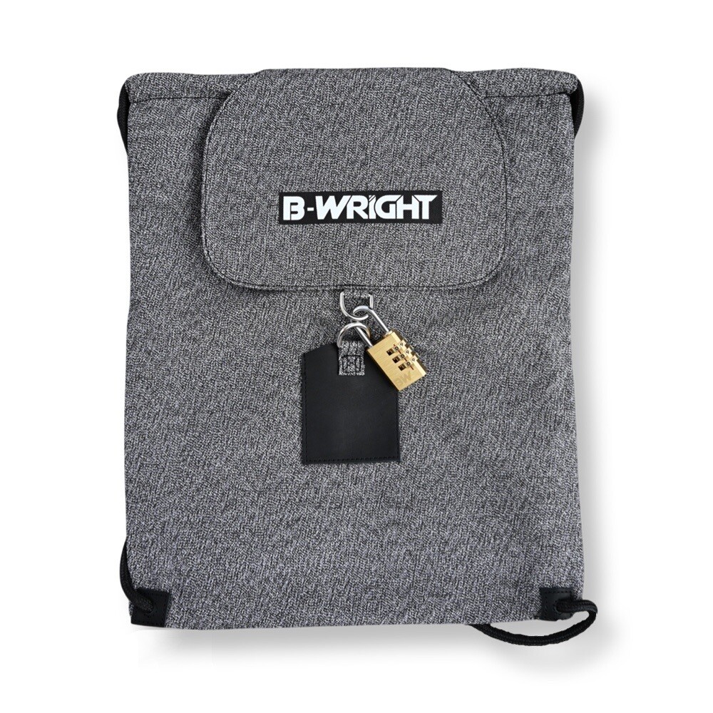 Slash Resistant Drawstring Bag With Top Flap & Locking Mechanism | Anti Theft
