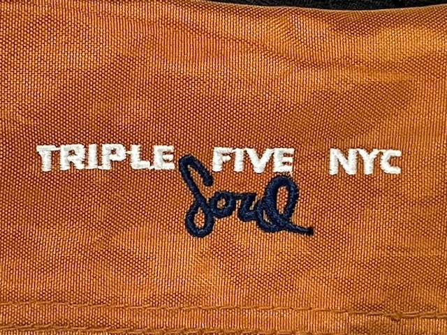 Vintage Triple Five Soul NYC Messenger Backpack Convertible Orange 90s 2 in 1