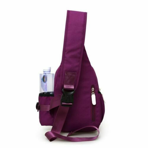 Men Women Nylon Crossbody Shoulder Cycle Sling bag Chest Daily Travel Backpack