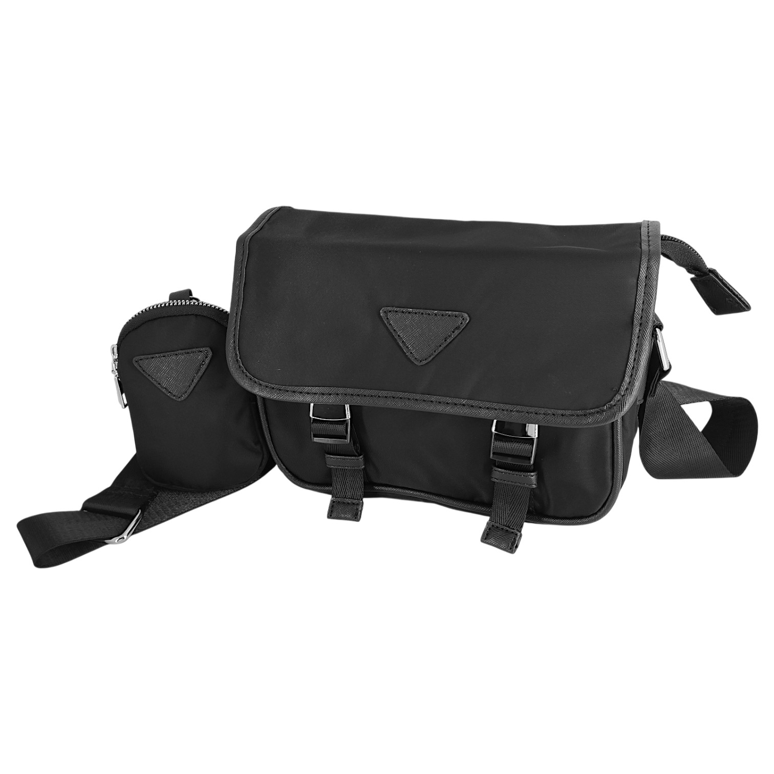 Men’s Small Crossbody Messenger Bag with Mini Bag Satchel Nylon 1839