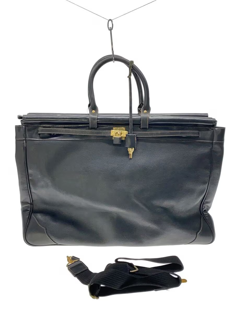 Iconic Leather Bag, Black, Plain