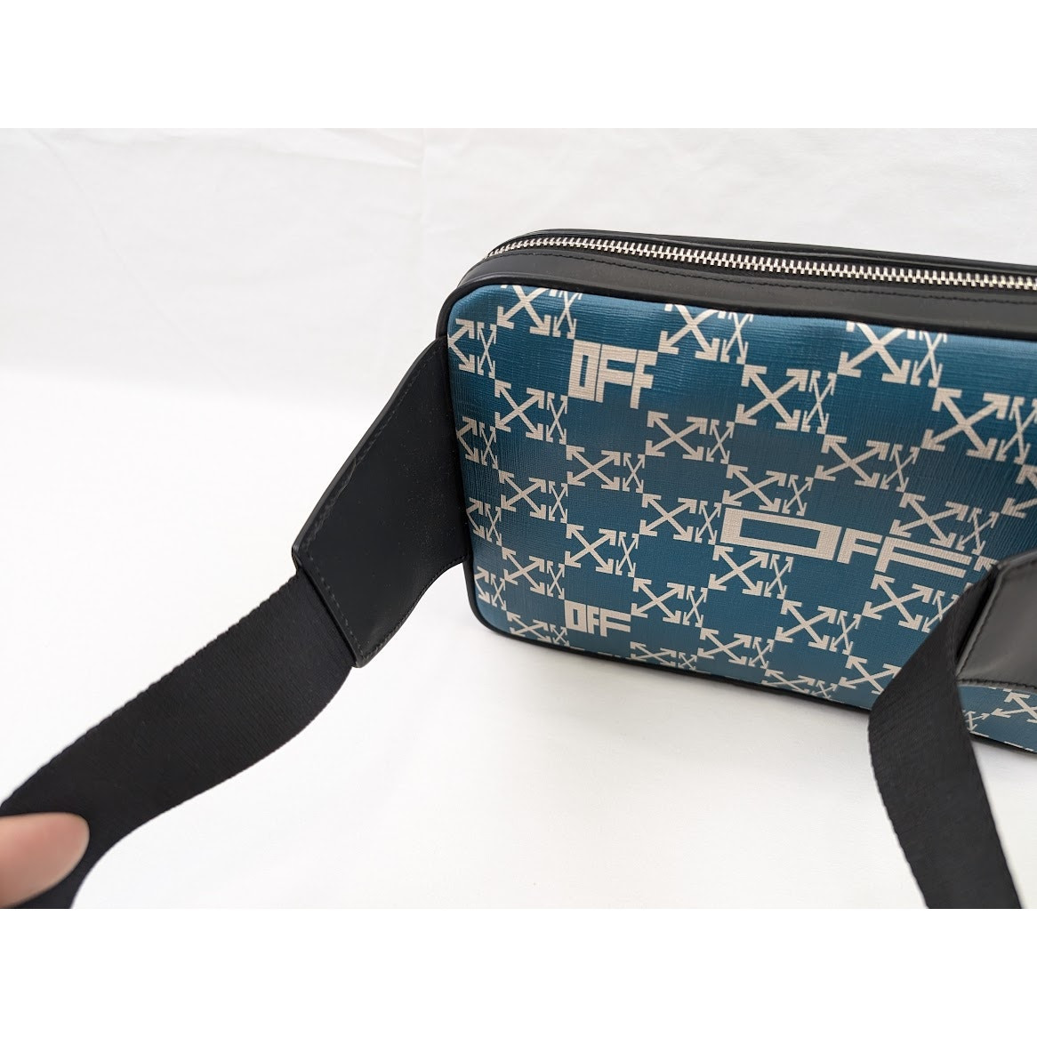 Off-White Monogram Belt Bag in Green/Beige BNWT One Size