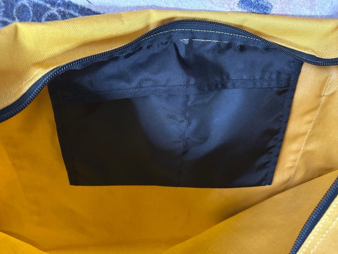 The North Face Purple Label Nylon Shoulder Bag Yellow 53x42cm Used JAPAN