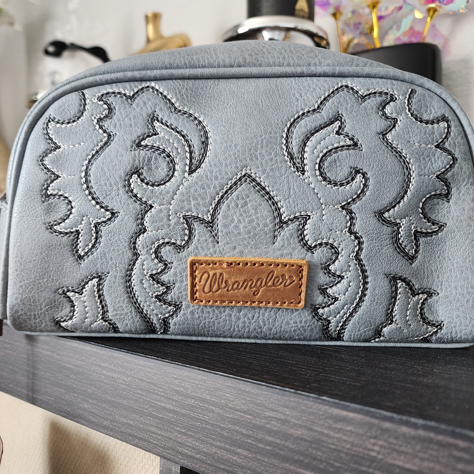 Wrangler Embroidered Multi Purpose/Travel Pouch