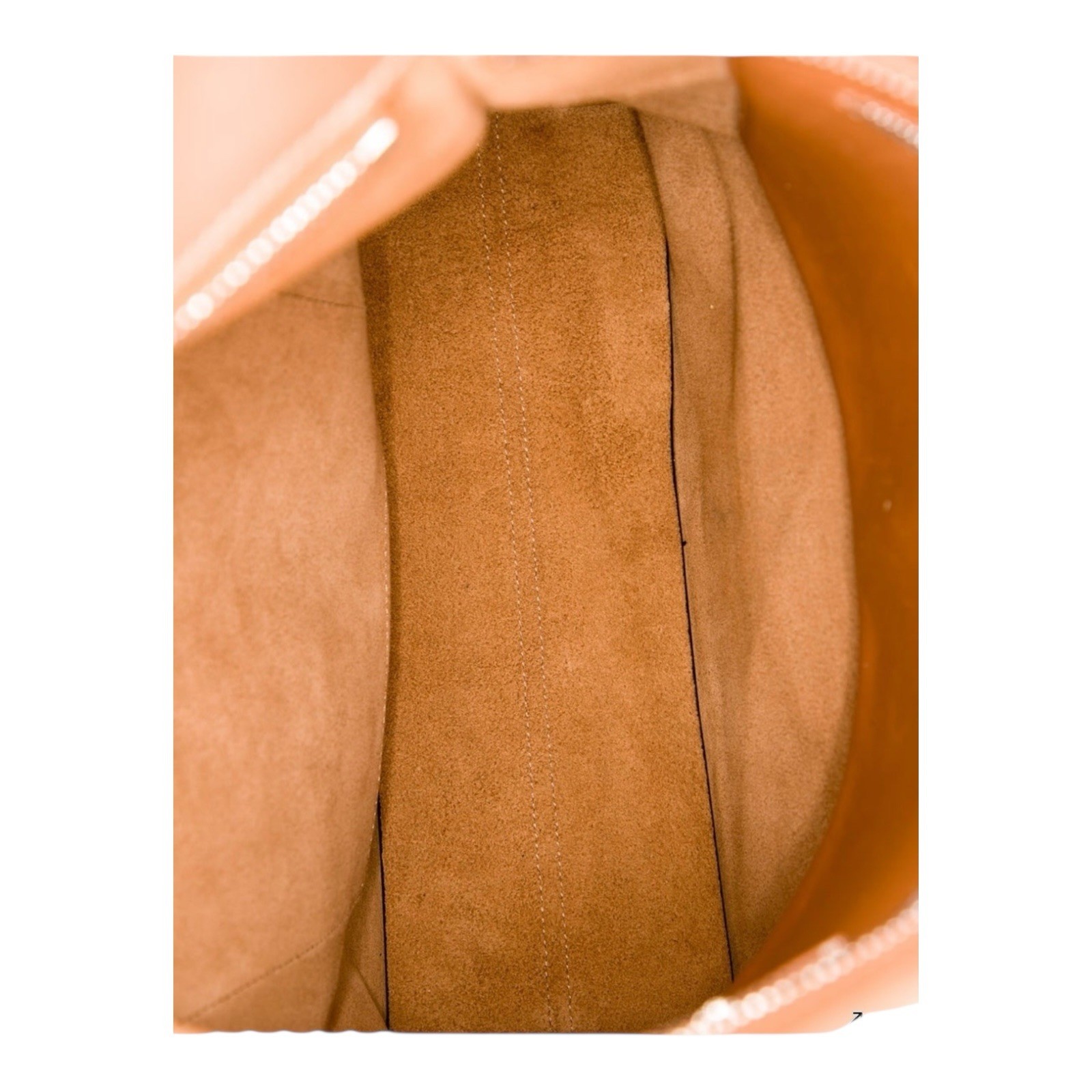 Used Loewe Logo Leather Shopper Bag Tote Unisex