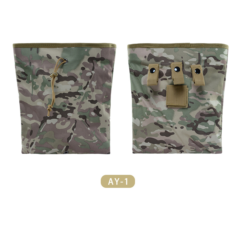 Tactical Molle Dump Pouch Foldable Drawstring Storage Bag Pouch Utility Pouch