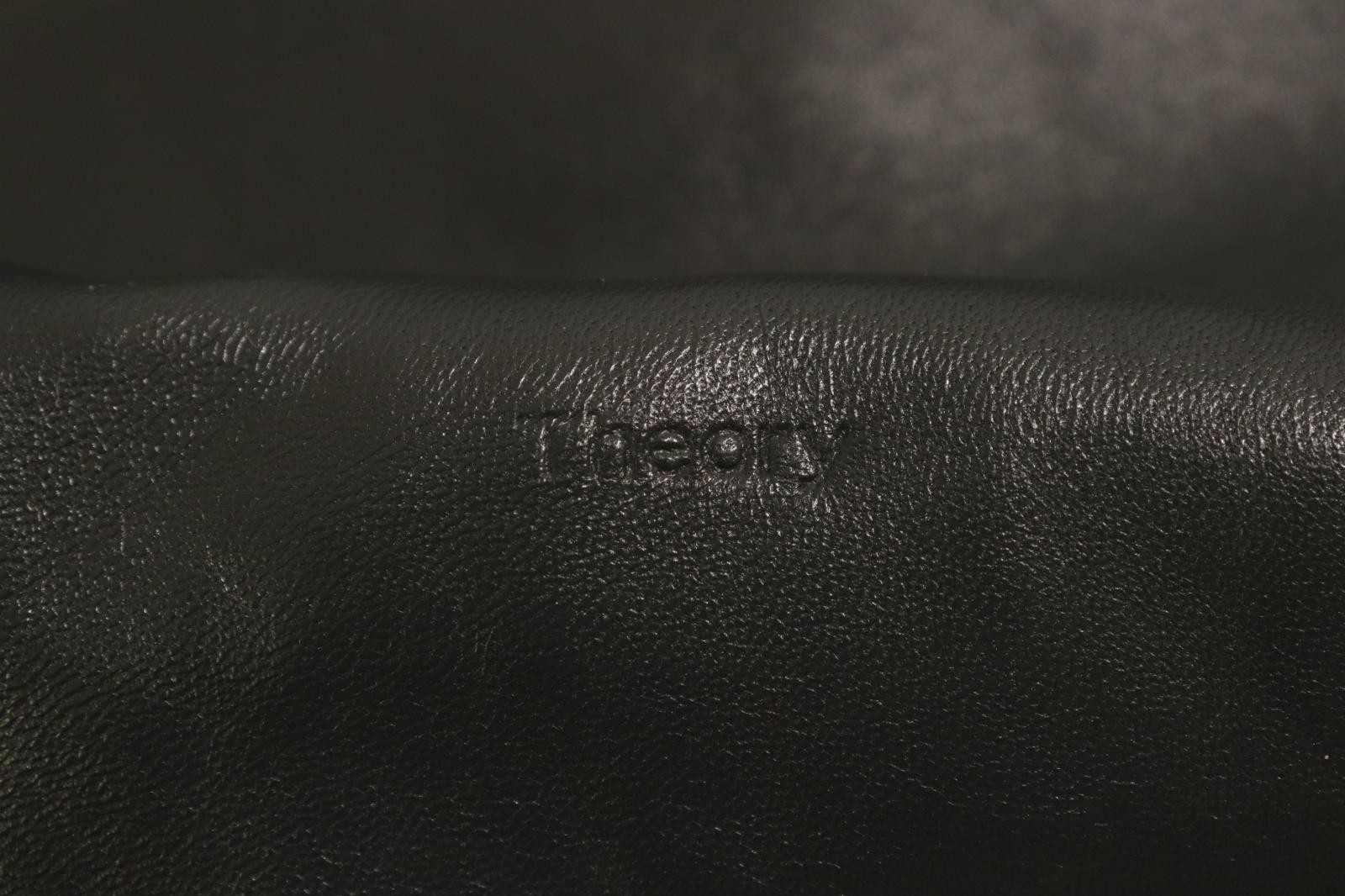 Theory Gray Color Block Backpack Used, 34x39cm, Casual Bag