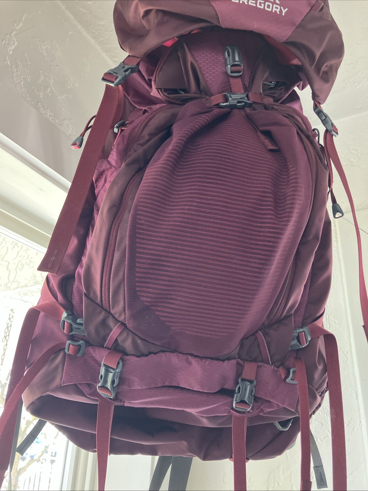 Gregory Diva 60/Ladies/Size M/Plum Red/Attack backpack with rain cover