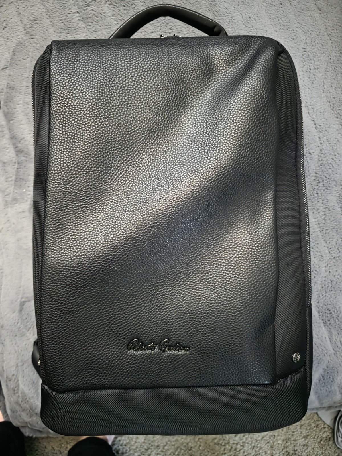 Robert Graham Thurston Black Leather Backpack By RGA Leatherworks $228