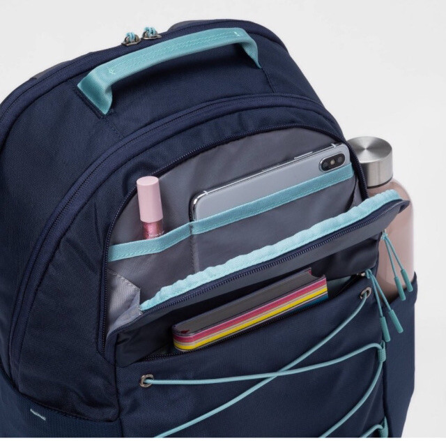 All In Motion Backpack 19in Blue Bookbag Laptop Sleeve Travel School Gym Travel