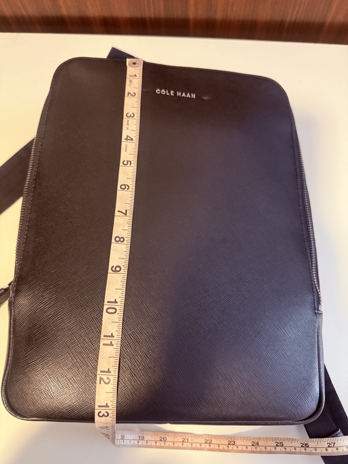 Cole Haan Men’S Sloane Backpack, Black Saffiano