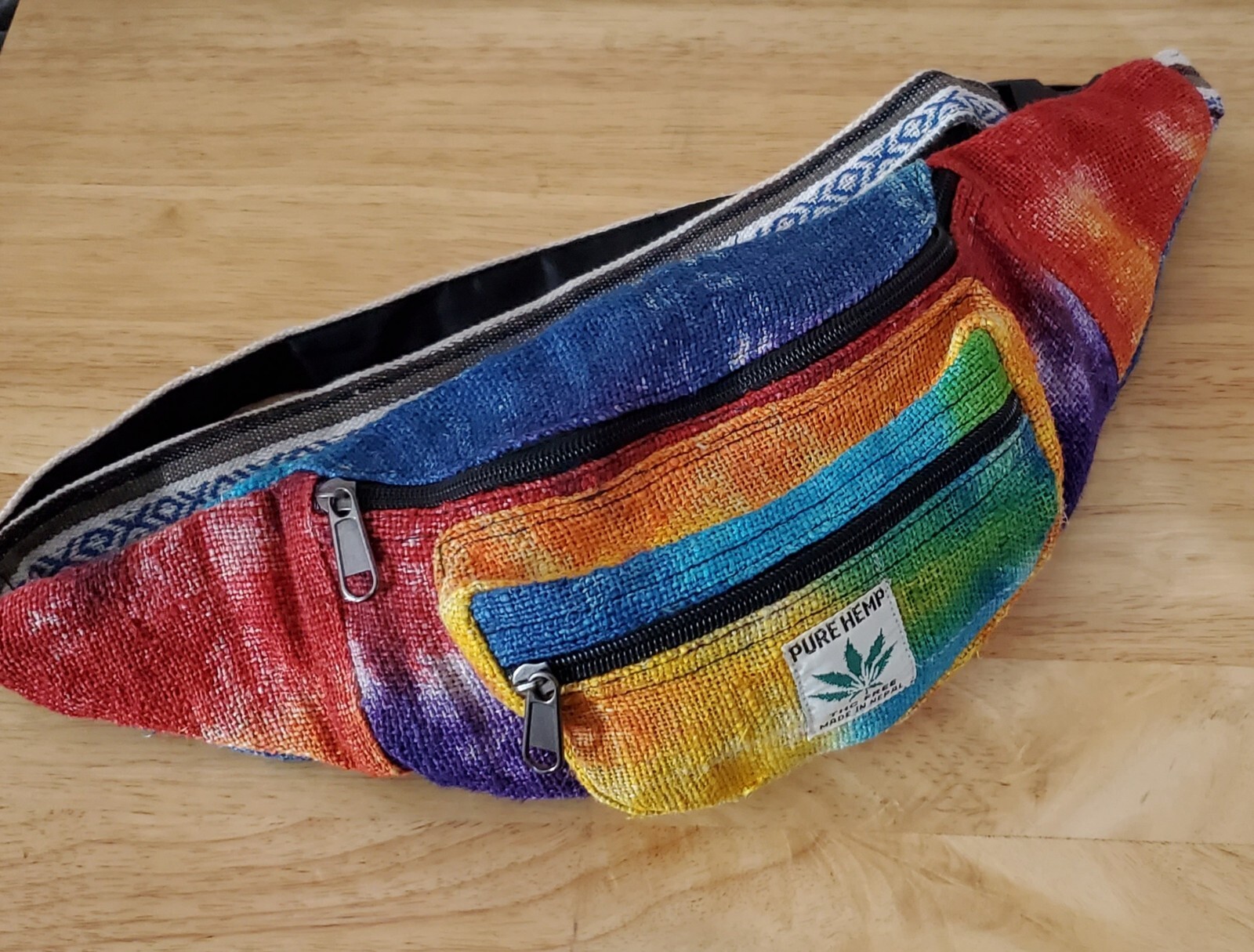 Tie Dye Hemp Fannypack
