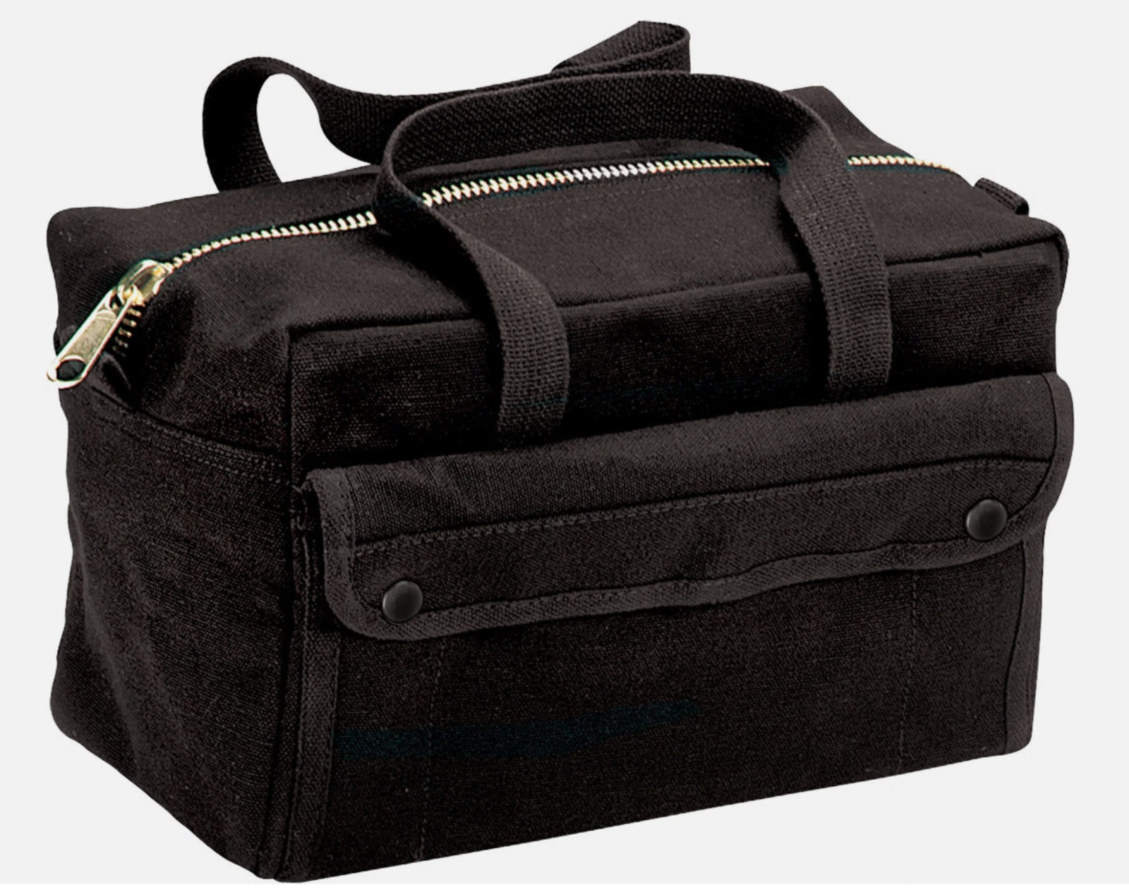 Canvas Tool Bag Zipper Military Tote Army Heavy Duty Storage Handle. BLACK 9192