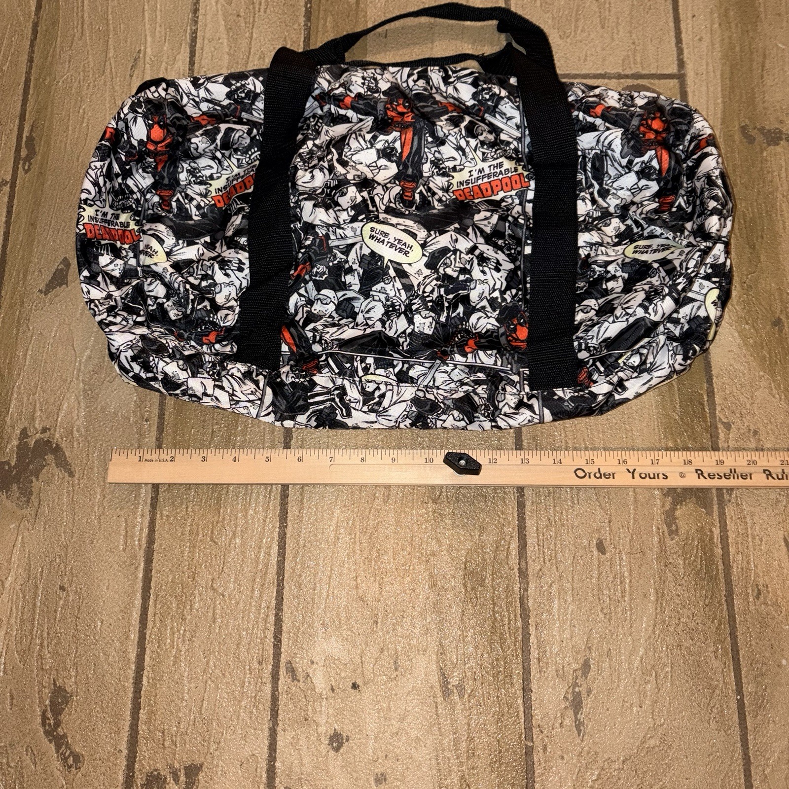 Marvel Deadpool Duffle Bag No Strap