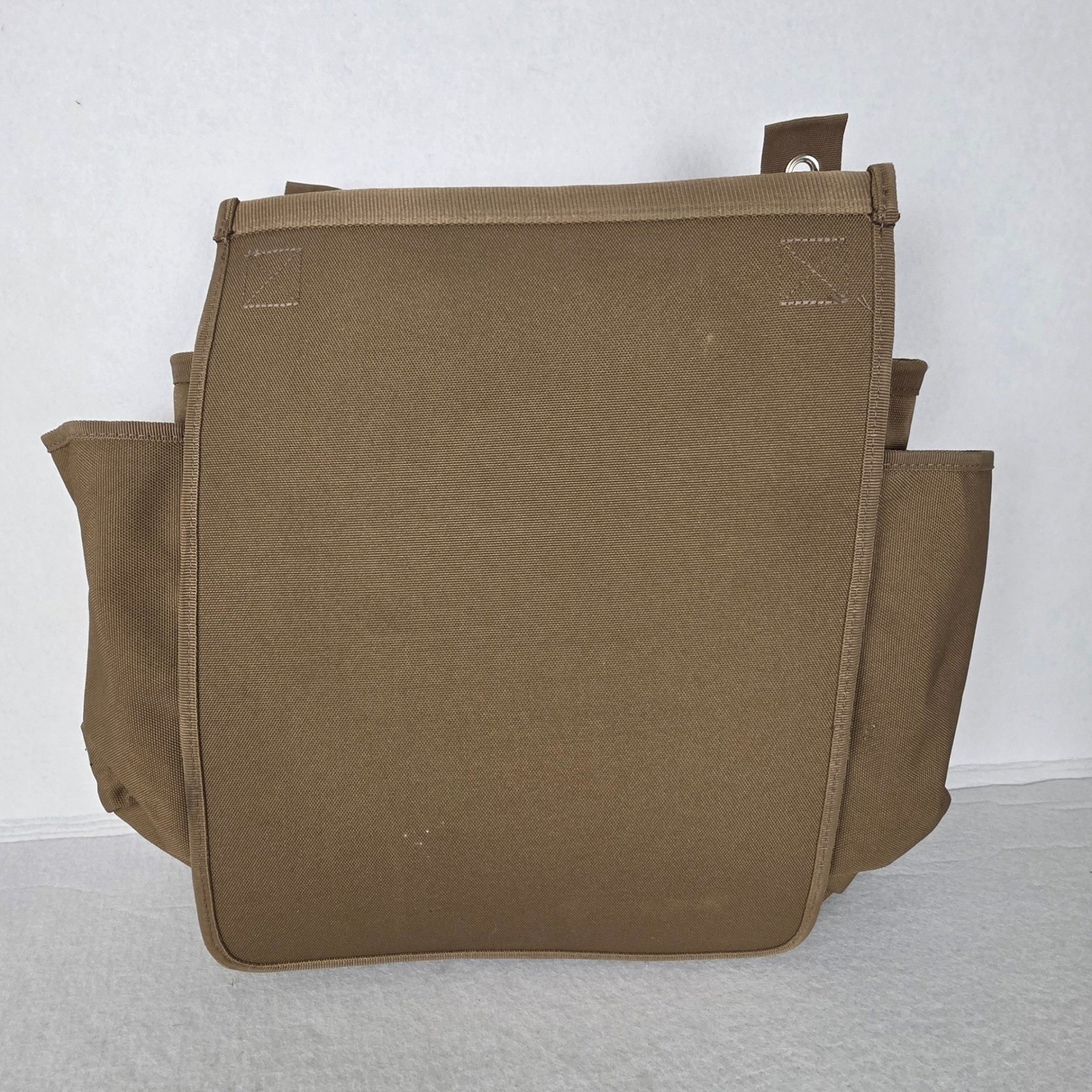 Duluth Trading Co Cab Organizer Brown Canvas Multi Pocket Truck Seat Storage Bag