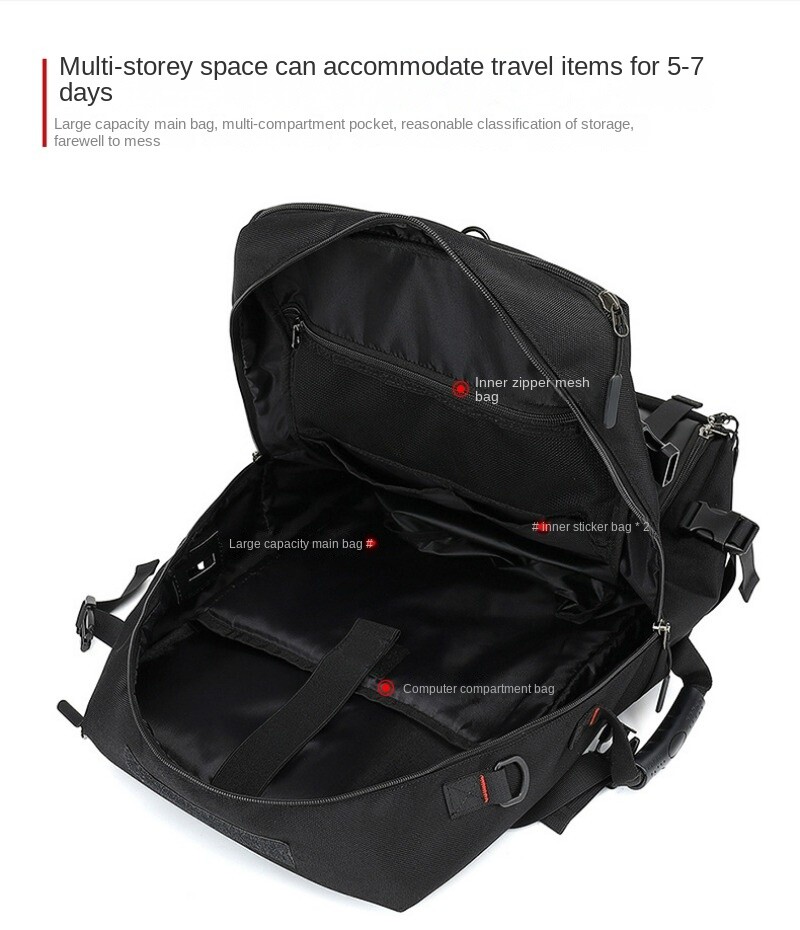 70L New Multi Functional Large Capacity Backpack Mountaineering Bag Travel Bag