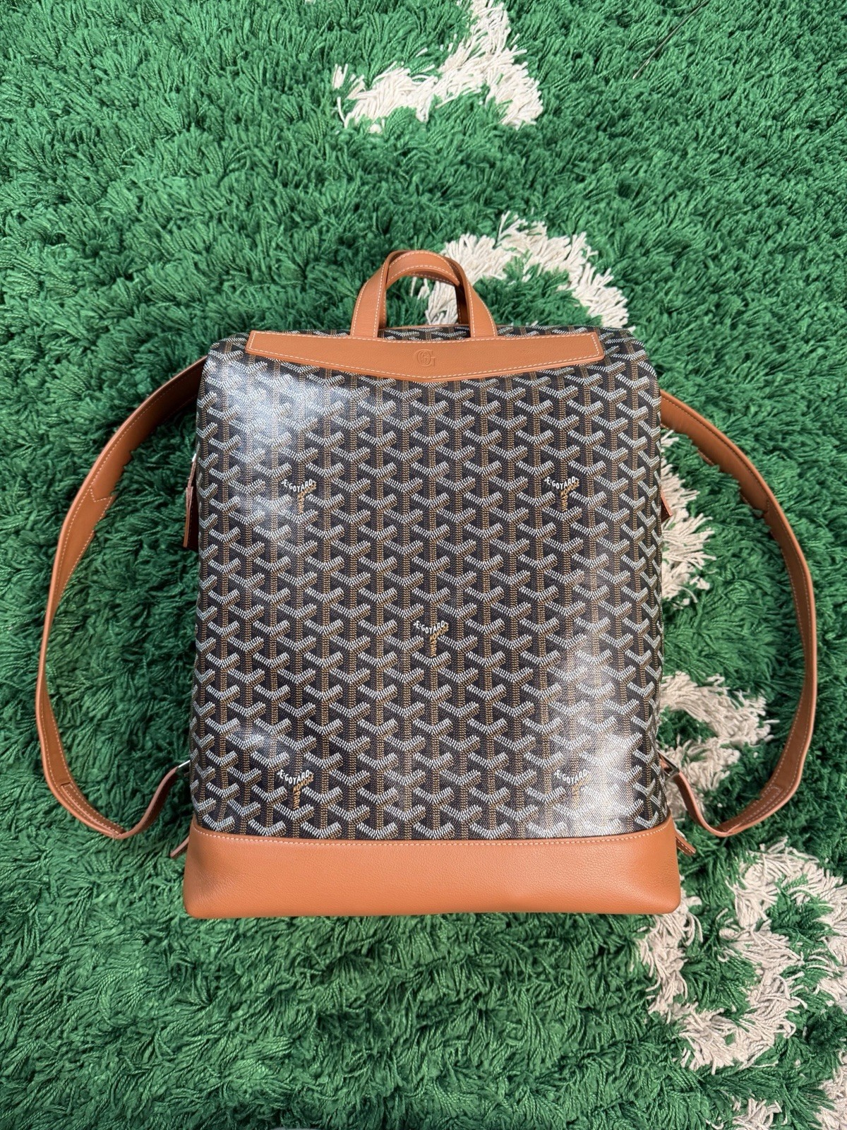Goyard Cisalpin Backpack Black Tan – Perfect Condition