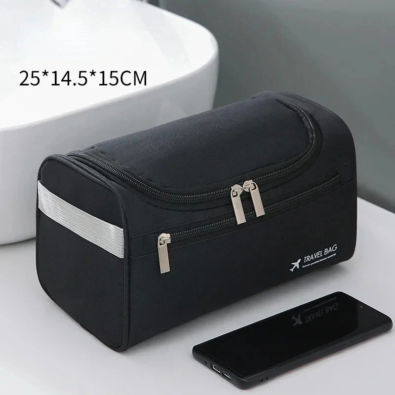 Leather Toiletry Bag for Men Women Dopp Kit Mens Hanging Toiletry Bag Travel