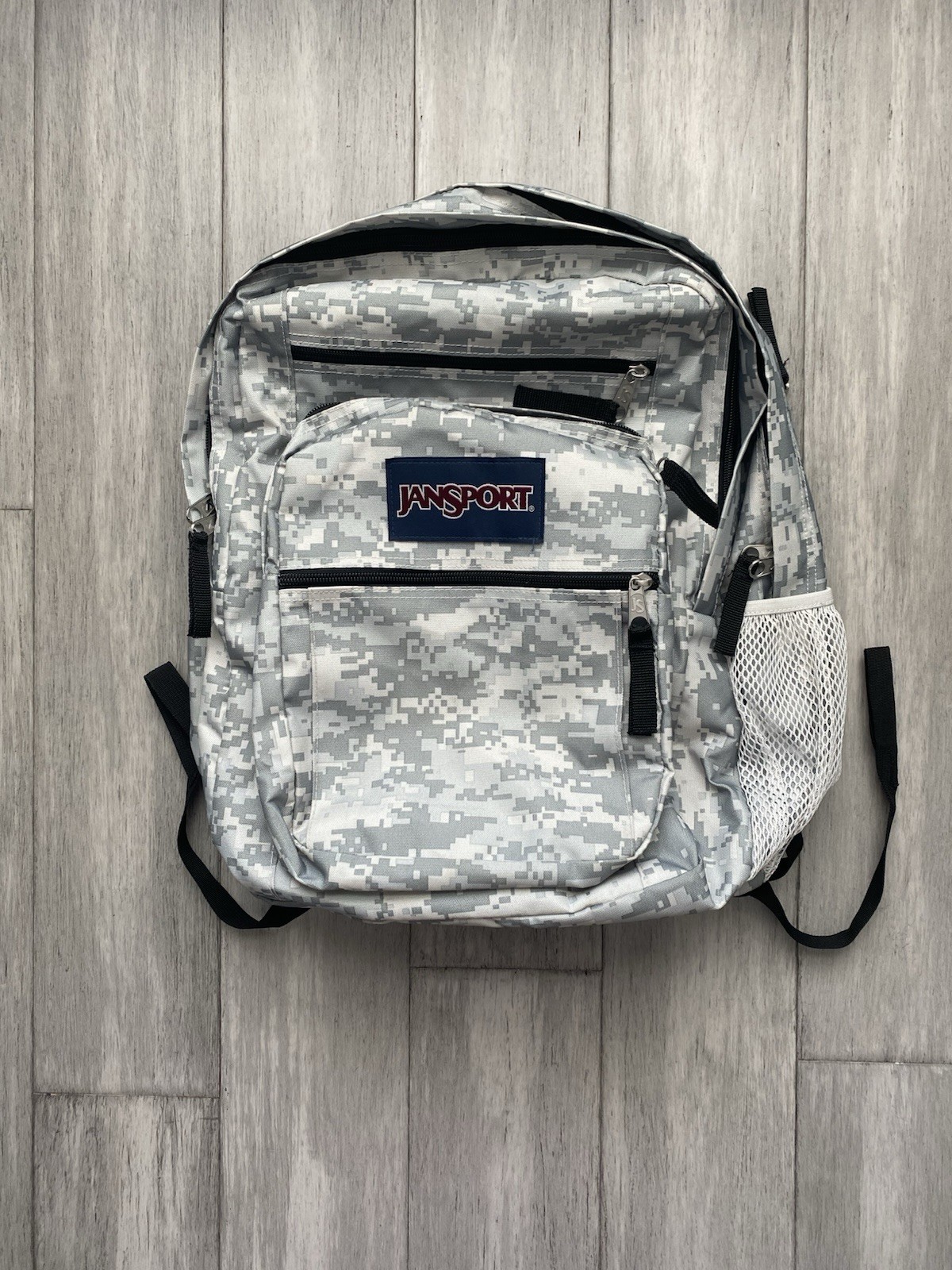 Jansport Light Grey Camo Military Backpack Bigstudent