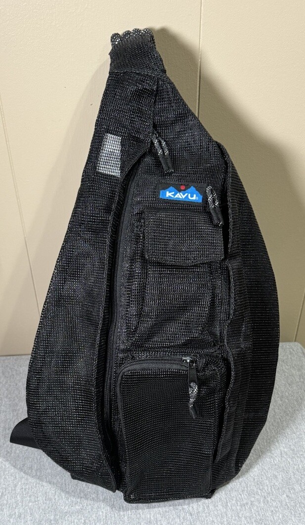 KAVU Beach Rope Bag Atlantic Blue Mesh Urban Outfitters NWT $70