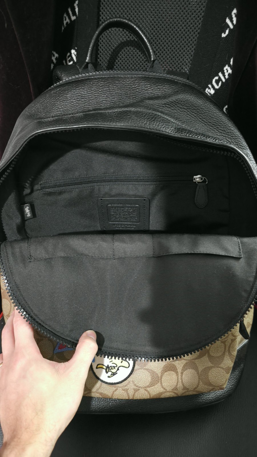Coach X Peanuts Backpack & FannyPack – Mens – Black